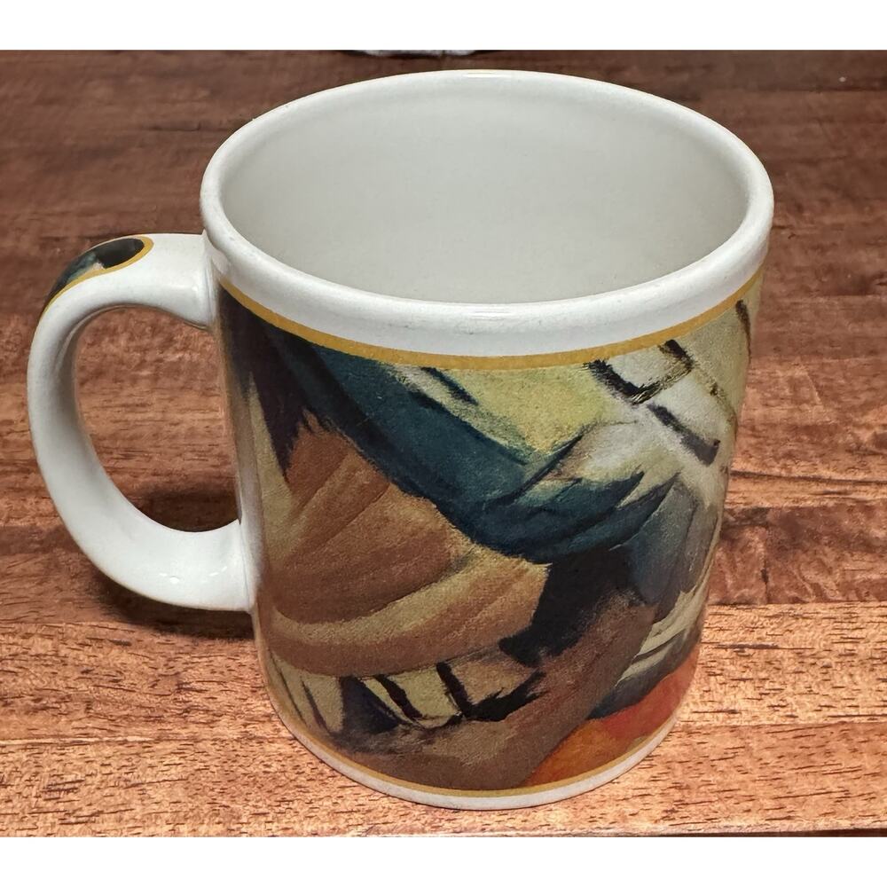 CAFE ARTS F Marc MUG Cafe Arts Henriksen Imports Ceramic Cup Mug